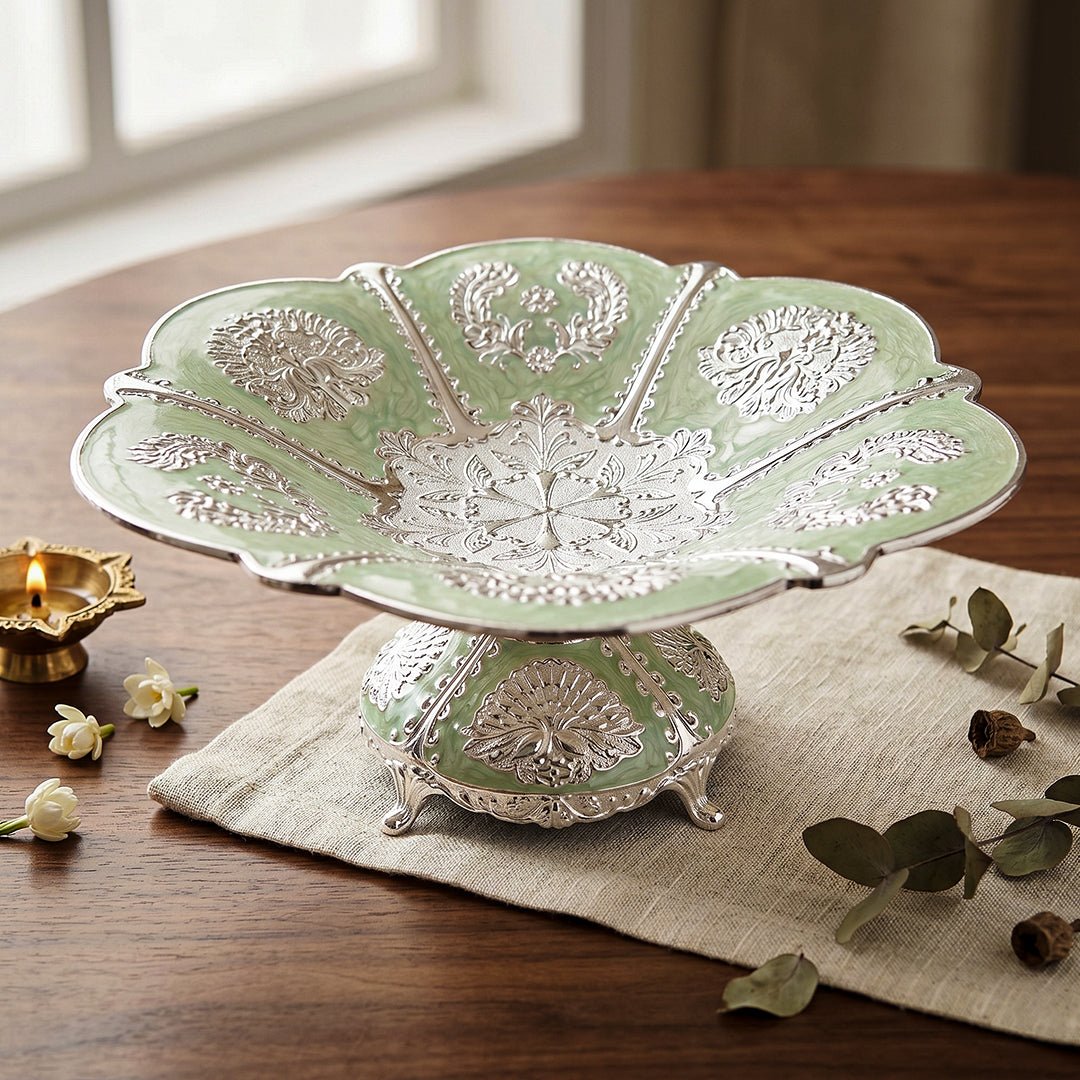 Royal Pedestal Platter - Daamaira Home and Living Ltd