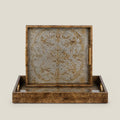 Serving Tray Royal Serving/Vanity Tray - Set Of 2 - Daamaira Home and Living Ltd