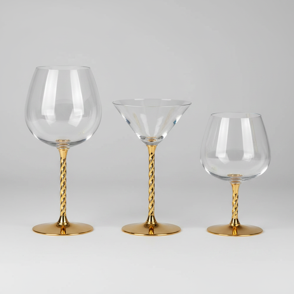 Drinking Glasses Royal Set Of 4 Beer Glasses - Daamaira Home and Living Ltd