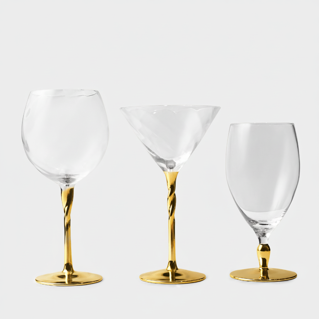 Drinking Glasses Royal Set Of 4 Beer Glasses - Daamaira Home and Living Ltd