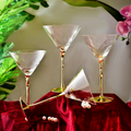 Drinking Glasses Royal Set Of 4 Martini Glasses - Daamaira Home and Living Ltd