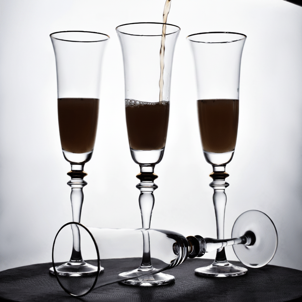 Drinking Glasses Royale Set Of 4 Champagne Flutes with Gift Box - Daamaira Home and Living Ltd