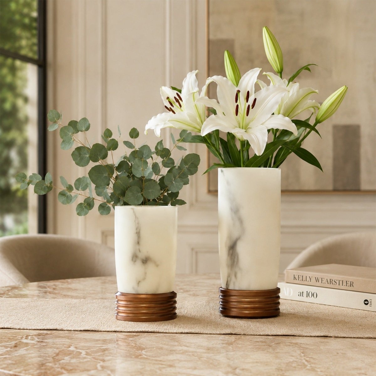 Candle Holders Sattuario Flower Vase - Daamaira Home and Living Ltd