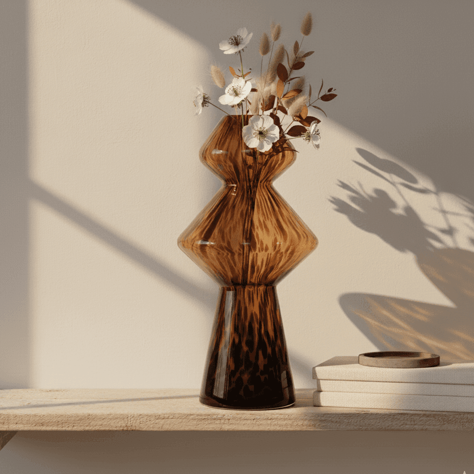 Vases Serene Tall Flower Vase - Daamaira Home and Living Ltd