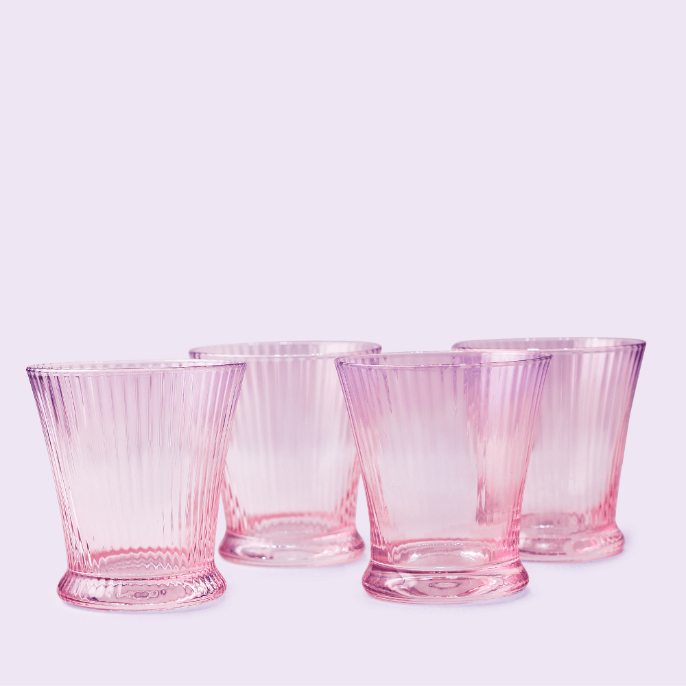 Drinking Glasses Shade Set Of 4 Multipurprose Glasses - Daamaira Home and Living Ltd