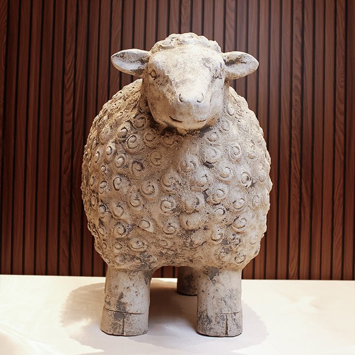 Sculptures & Figurines Sheep Figurine - Daamaira Home and Living Ltd