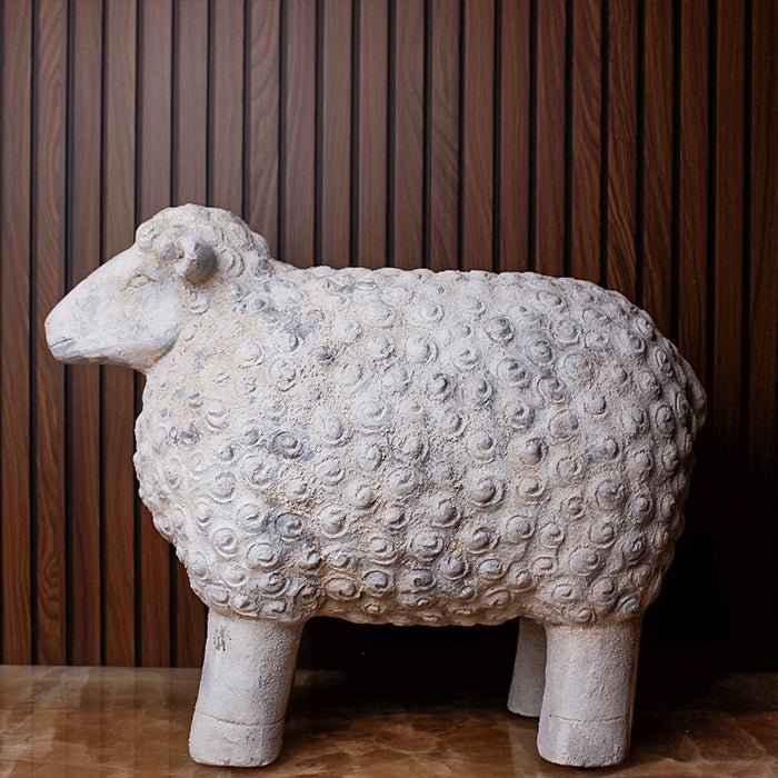 Sculptures & Figurines Sheep Figurine - Large - Daamaira Home and Living Ltd