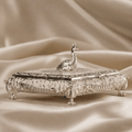 Silver Crest Peacock Box - Daamaira Home and Living Ltd