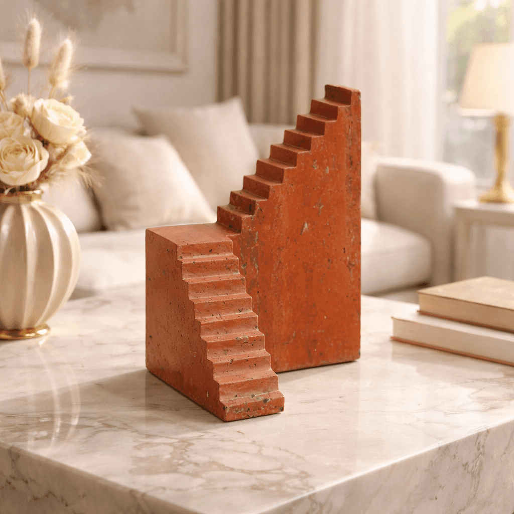 Decor Objects Stair To Heaven - Red Ochre - Daamaira Home and Living Ltd