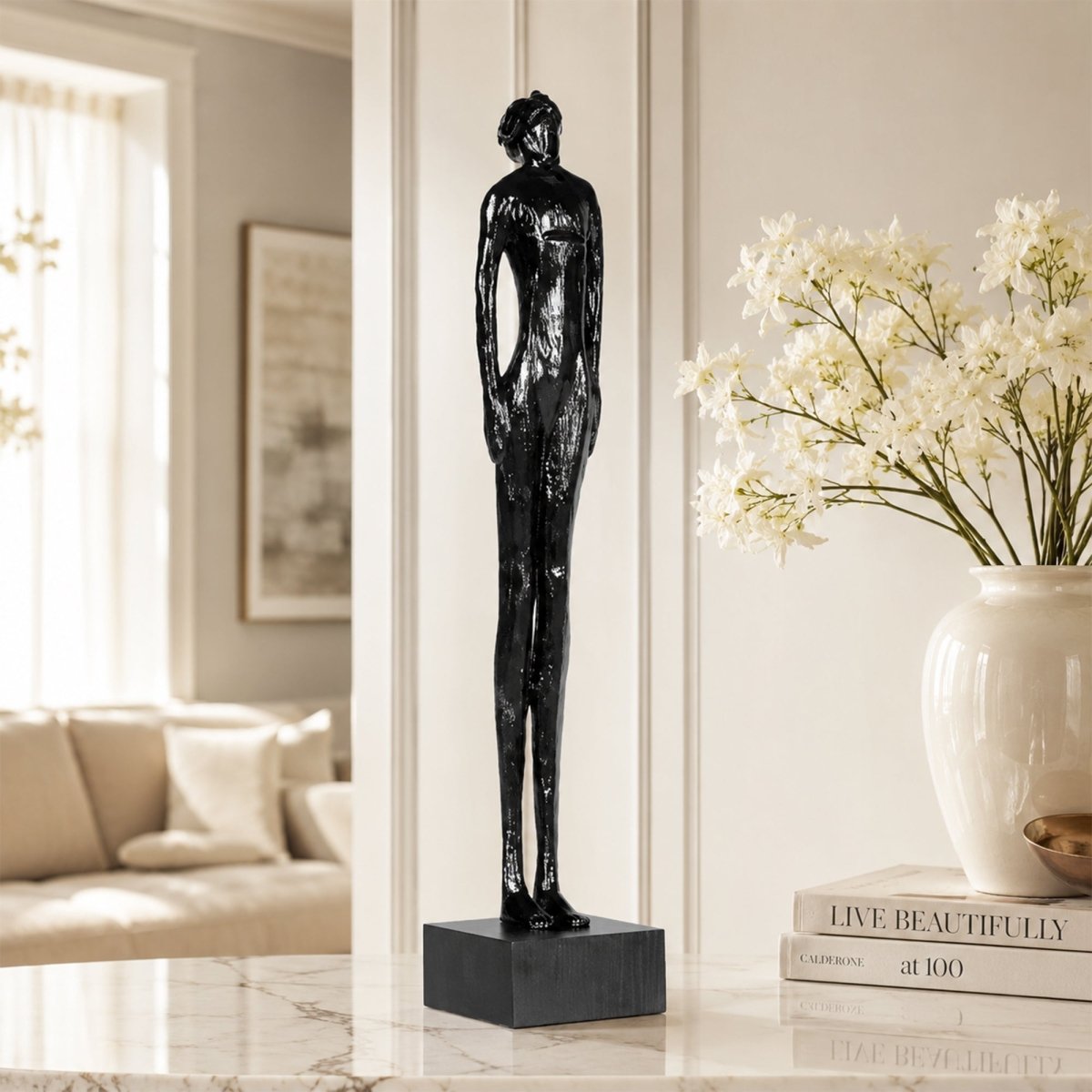Sculptures & Figurines Standing Man Sculpture - Daamaira Home and Living Ltd