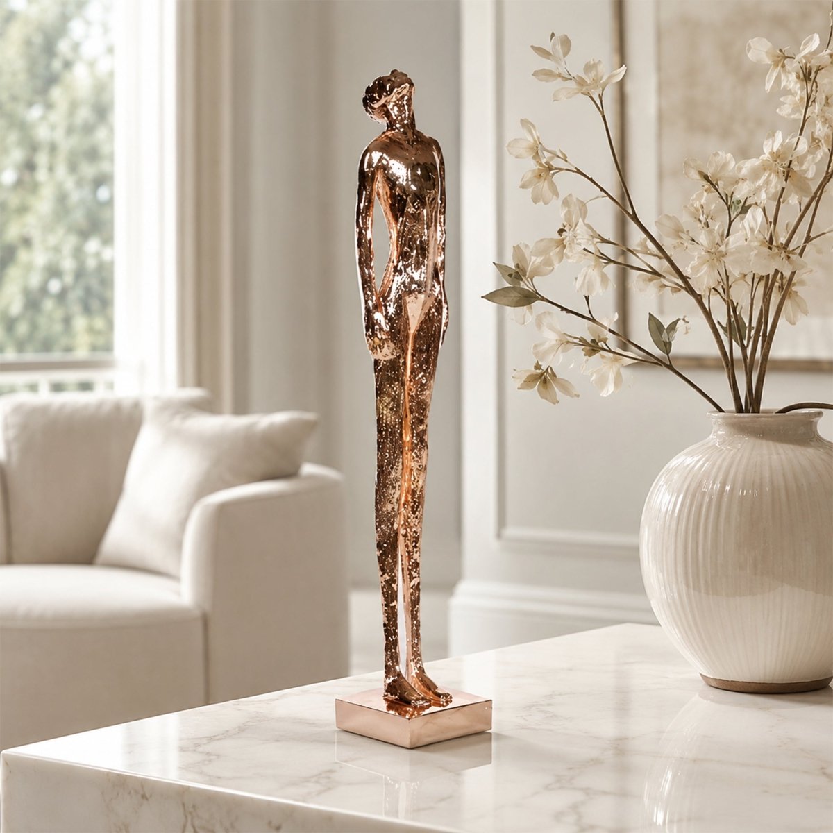 Sculptures & Figurines Standing Man Sculpture - Daamaira Home and Living Ltd