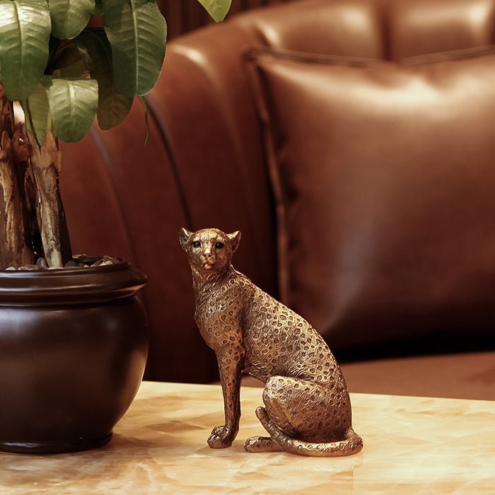 Sculptures & Figurines Staring Panther - Daamaira Home and Living Ltd
