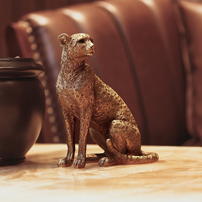 Sculptures & Figurines Staring Panther - Daamaira Home and Living Ltd