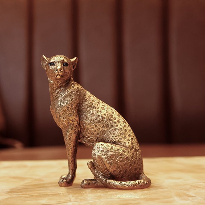 Sculptures & Figurines Staring Panther - Daamaira Home and Living Ltd
