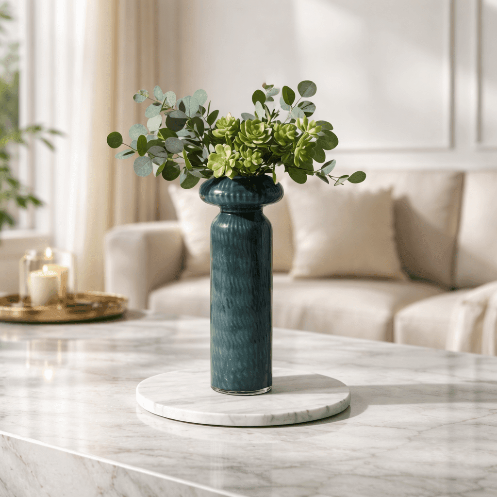 The Aurelia Midnight Flower Vase - Tall - Daamaira Home and Living Ltd
