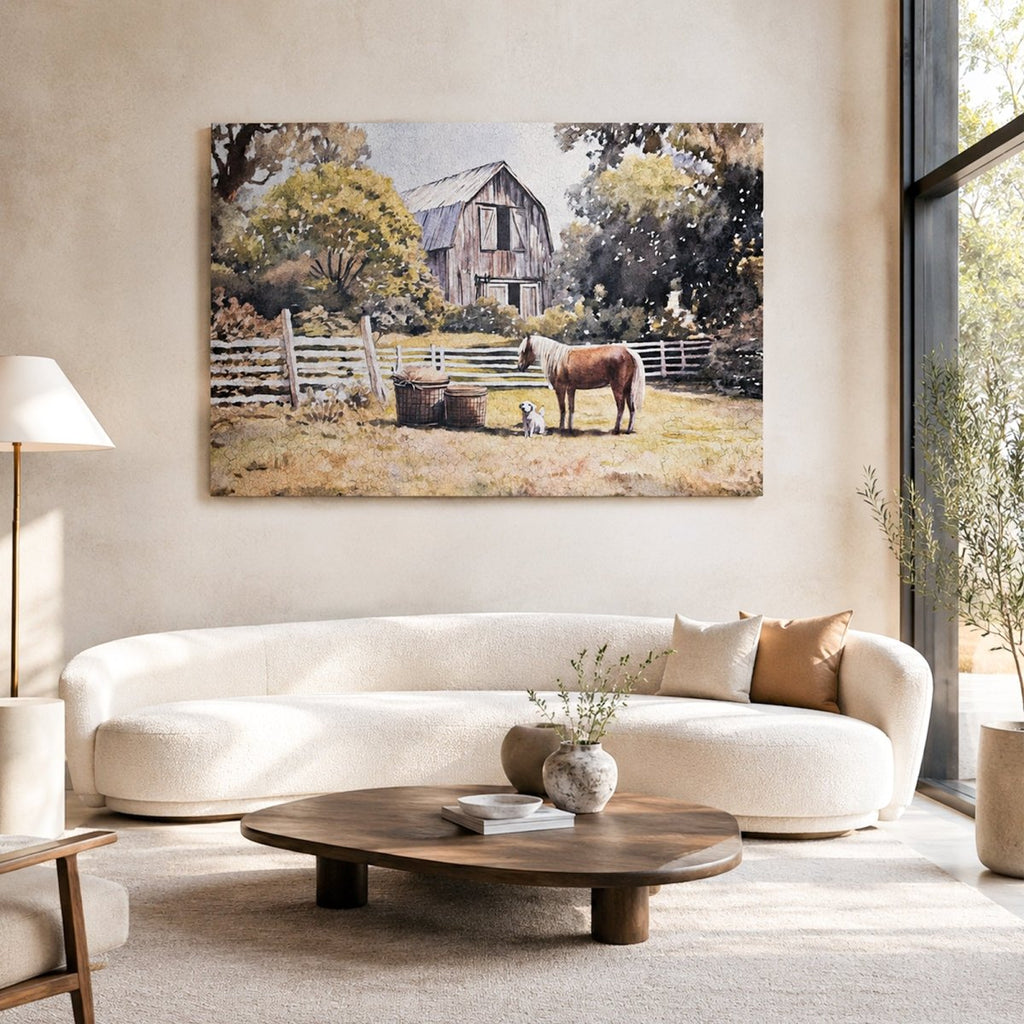 The Classical Farm Painting - Daamaira Home and Living Ltd
