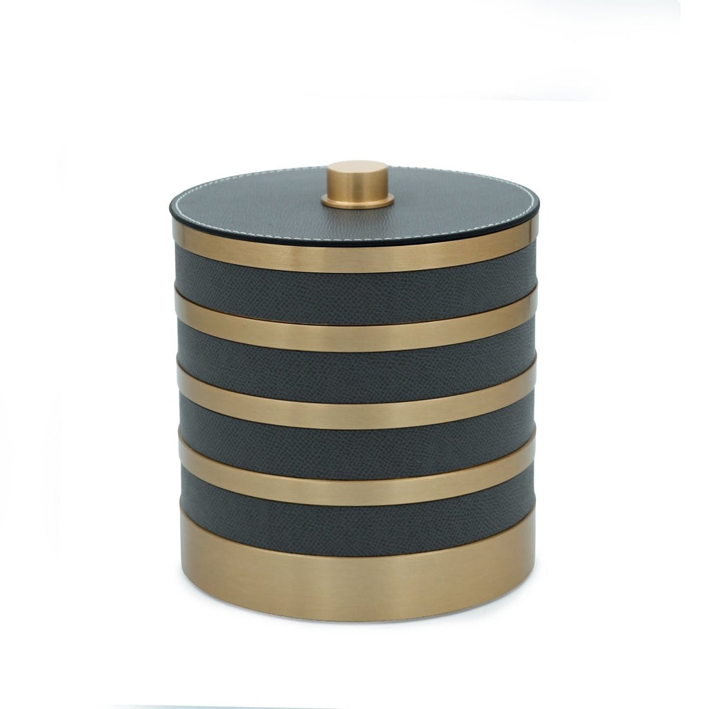Bar accessories The Everyday Storage Box - Black & Antique Brass Large - Daamaira Home and Living Ltd