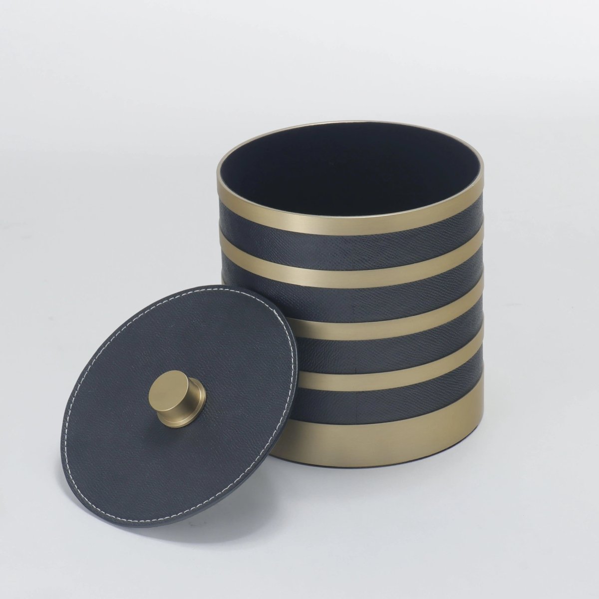 Bar accessories The Everyday Storage Box - Black & Antique Brass Large - Daamaira Home and Living Ltd