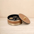 Bar accessories The Everyday Storage Box - Brown & Antique Brass Small - Daamaira Home and Living Ltd