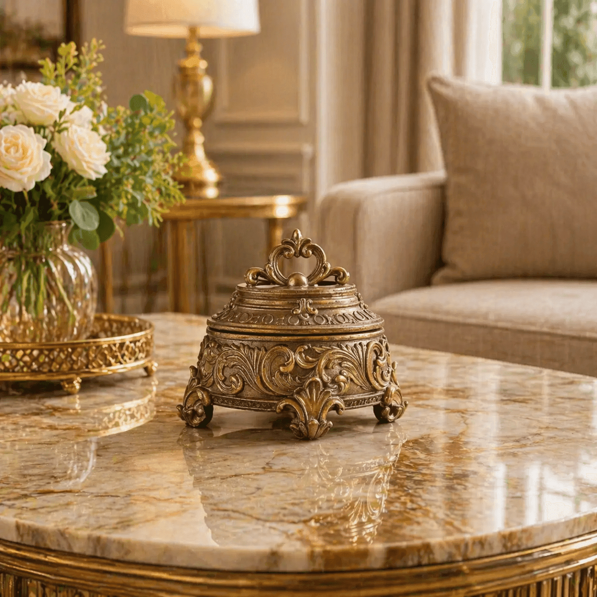 Storage Box The Maharaja Jewel Box - Daamaira Home and Living Ltd