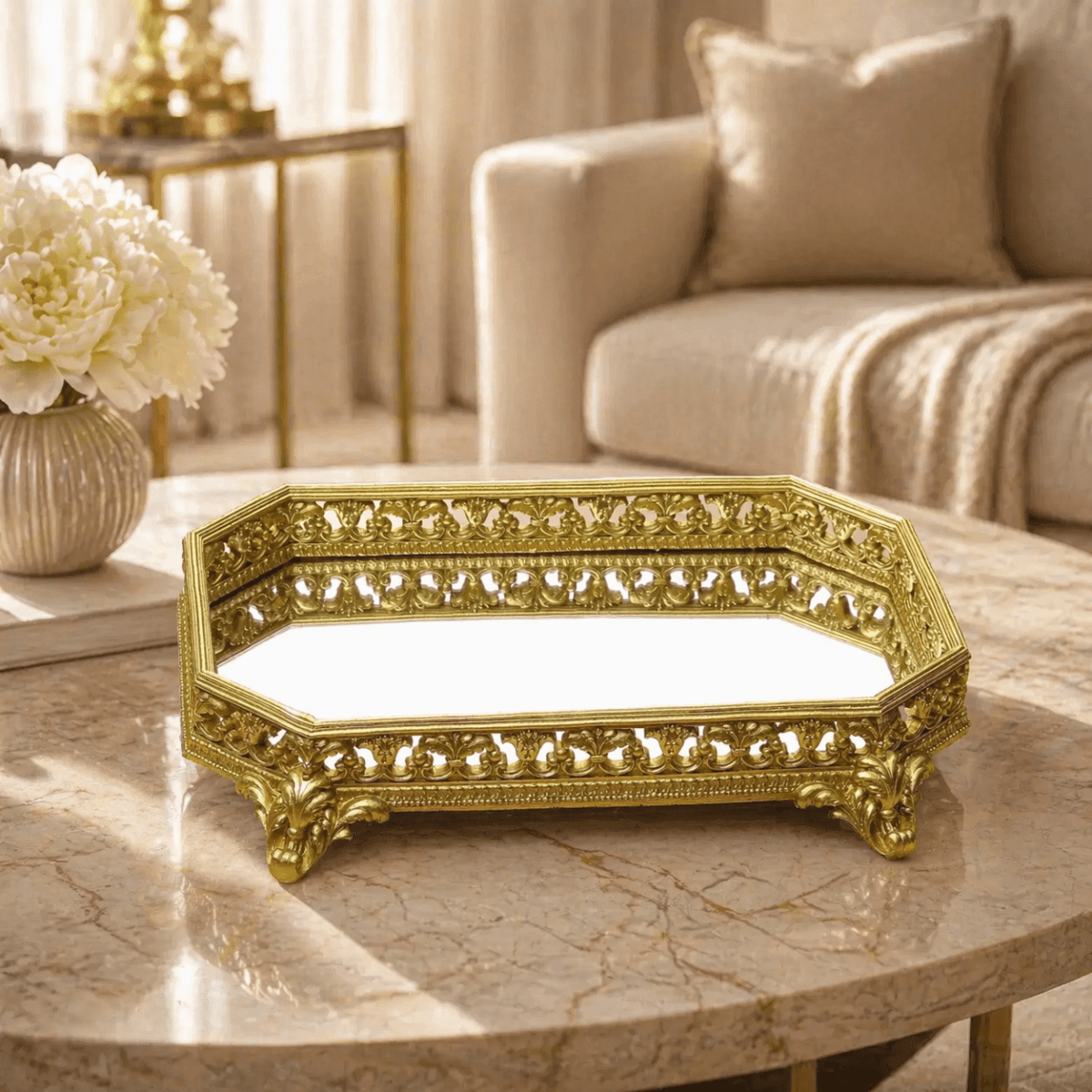 décor Tray The Maharani Vanity/Serving Tray - Daamaira Home and Living Ltd