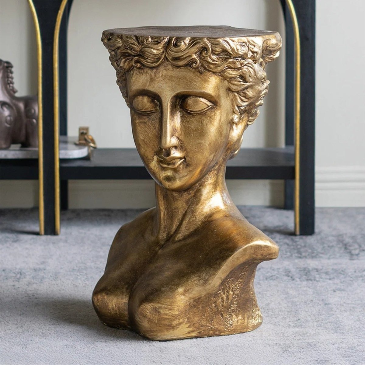 Sculptures & Figurines The NeoClassical Side Table - Daamaira Home and Living Ltd