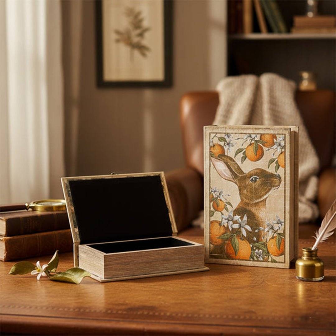 Sculptures & Figurines The Rabbit Book Box Set of 2 - Daamaira Home and Living Ltd