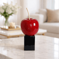 Sculptures & Figurines The Red Apple Sculpture - Daamaira Home and Living Ltd