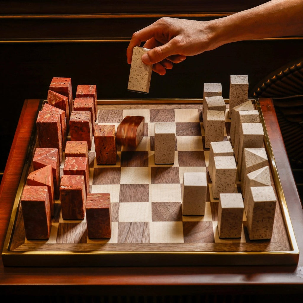 The Regal Terra Chess Ensemble - Daamaira Home and Living Ltd
