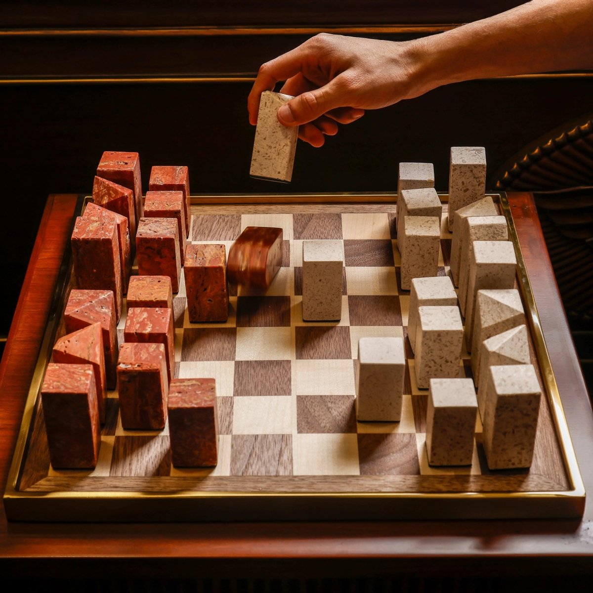 The Regal Terra Chess Ensemble - Daamaira Home and Living Ltd
