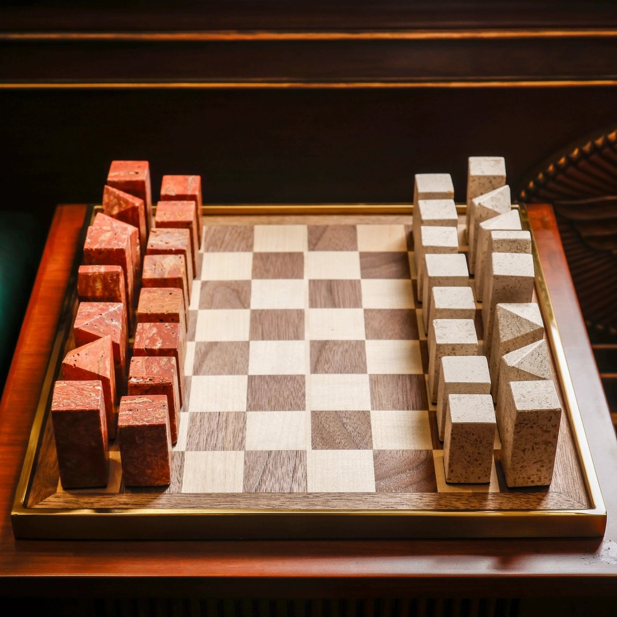 The Regal Terra Chess Ensemble - Daamaira Home and Living Ltd