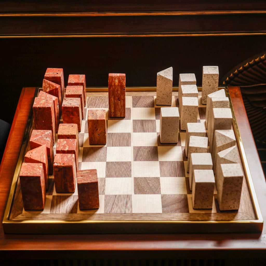 The Regal Terra Chess Ensemble - Daamaira Home and Living Ltd