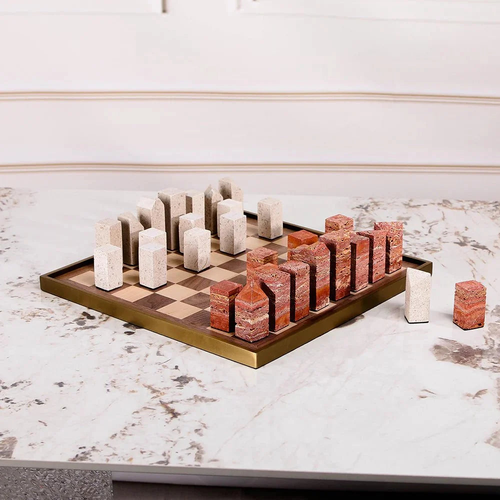 The Regal Terra Chess Ensemble - Daamaira Home and Living Ltd