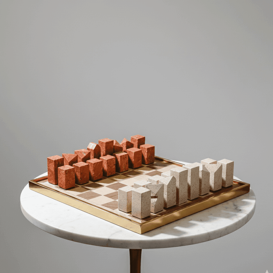 The Regal Terra Chess Ensemble - Daamaira Home and Living Ltd