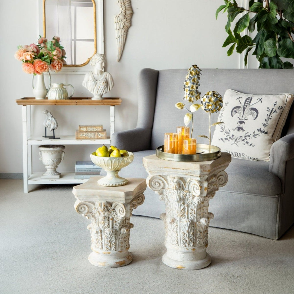 The Roman Pedestal Vase - Daamaira Home and Living Ltd