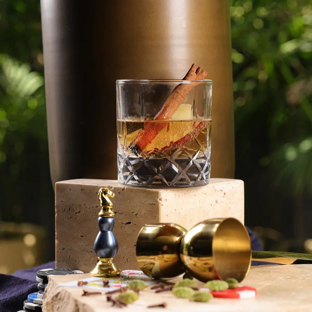 Drinking Glasses The Royal Whiskey Glass Set Of 2 - Daamaira Home and Living Ltd