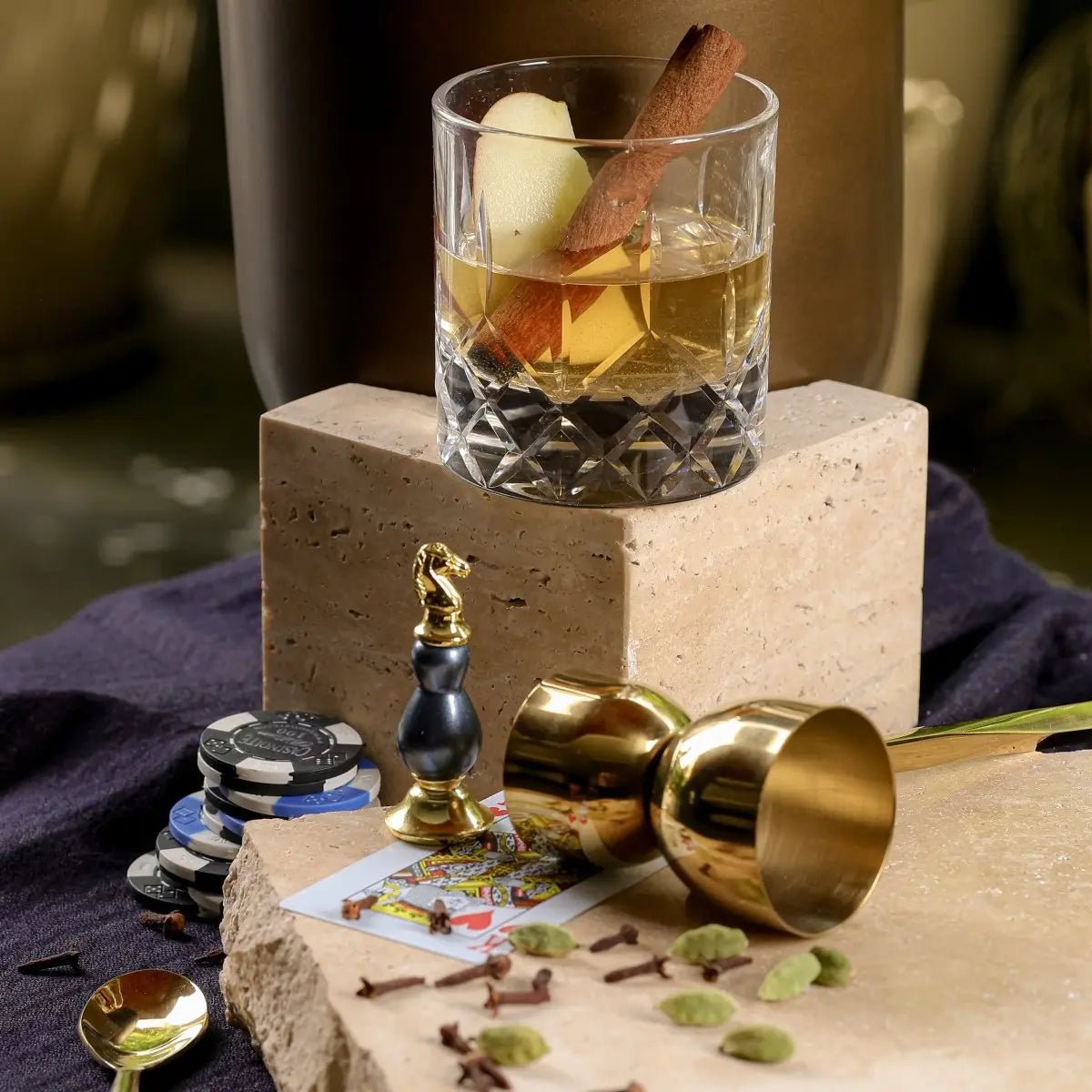 Drinking Glasses The Royal Whiskey Glass Set Of 2 - Daamaira Home and Living Ltd