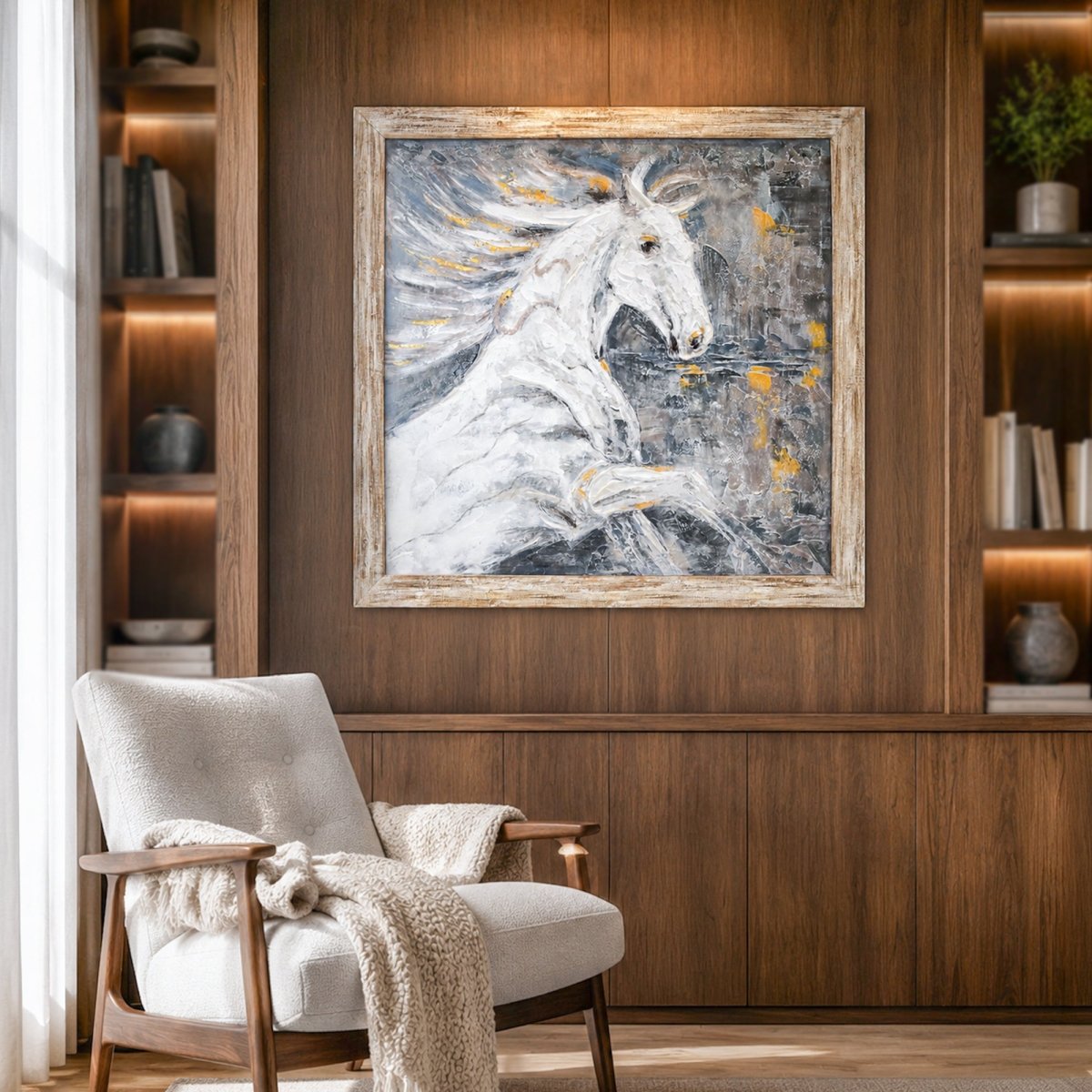 The Running Horse Painting - Daamaira Home and Living Ltd