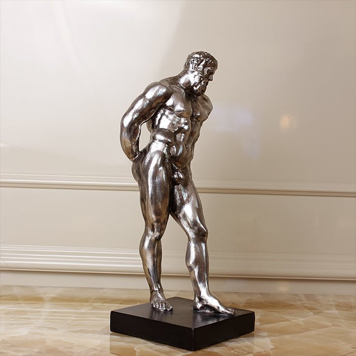 Sculptures & Figurines The Silver Man - Daamaira Home and Living Ltd