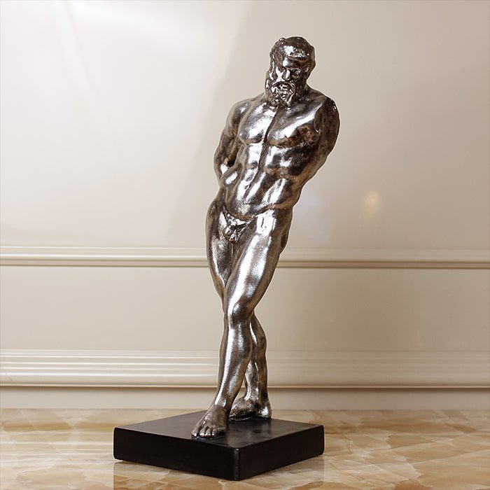 Sculptures & Figurines The Silver Man - Daamaira Home and Living Ltd