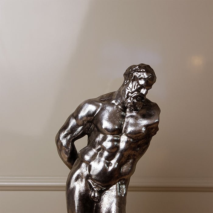 Sculptures & Figurines The Silver Man - Daamaira Home and Living Ltd