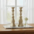 Sculptures & Figurines The Visage Candle Holder - Set of 2 - Daamaira Home and Living Ltd