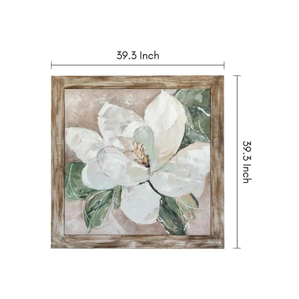 The White Flower Painting - Daamaira Home and Living Ltd