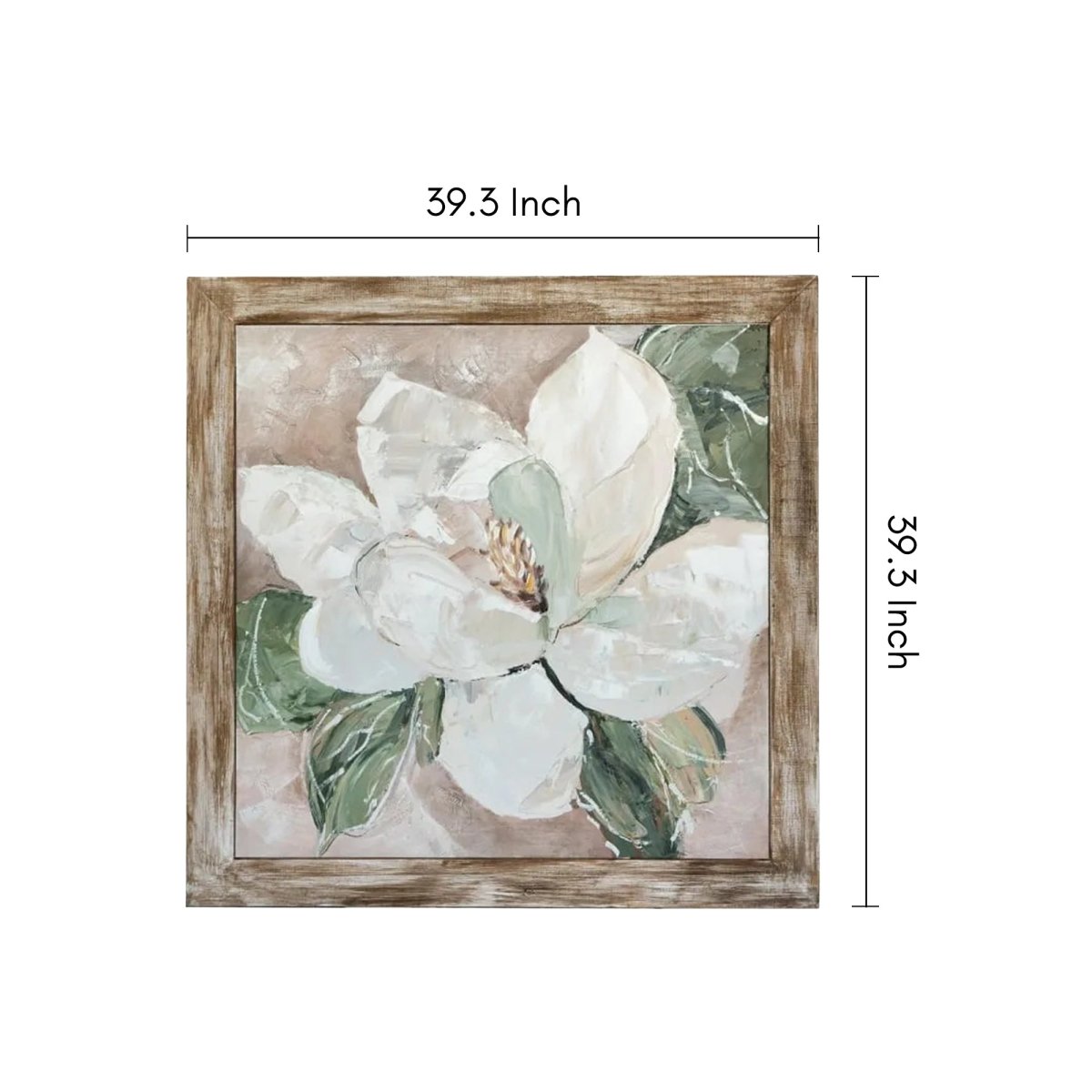 The White Flower Painting - Daamaira Home and Living Ltd