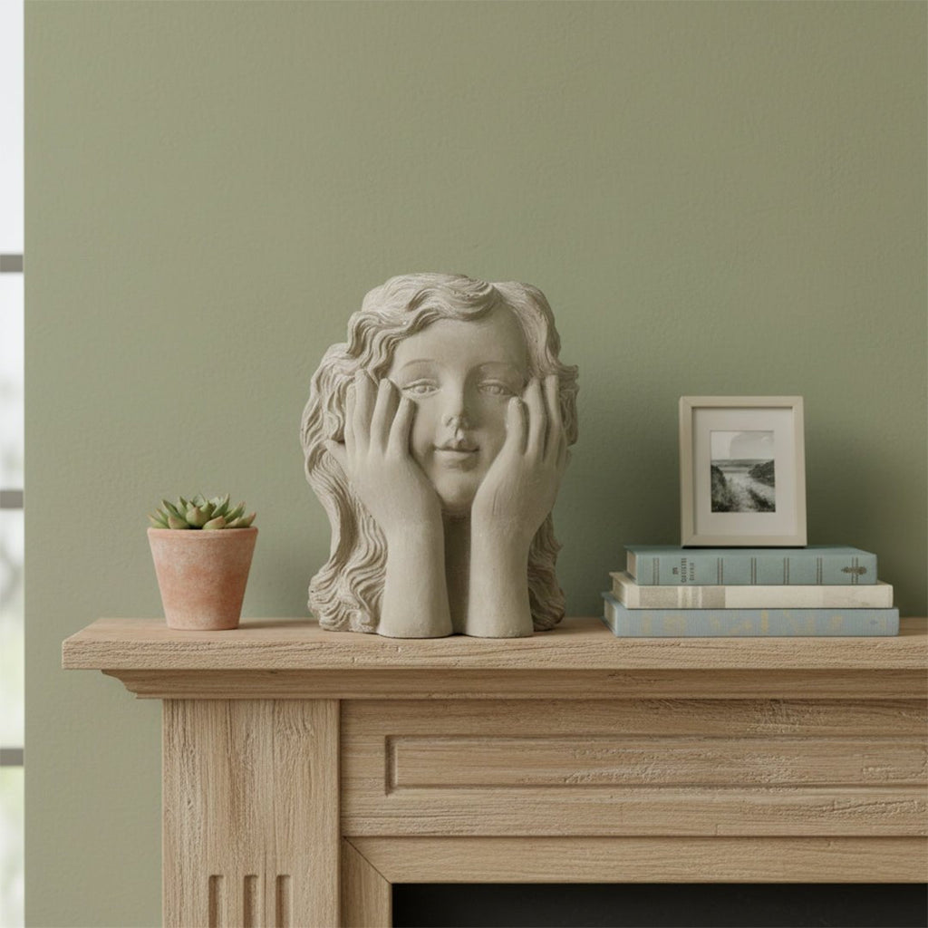 Sculptures & Figurines Thinking Girl Vase - Daamaira Home and Living Ltd