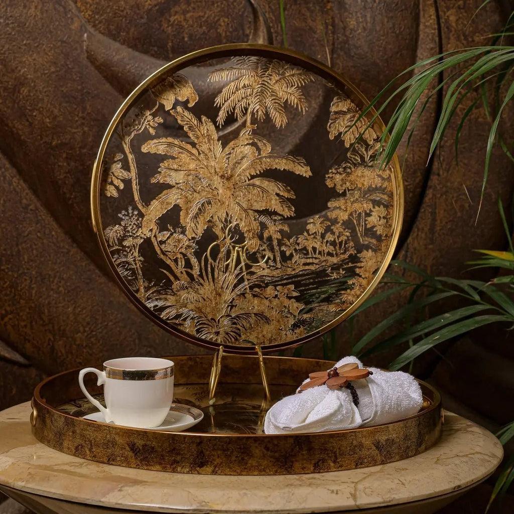 Serving Tray Tropical Serving Tray - Set Of 2 - Daamaira Home and Living Ltd