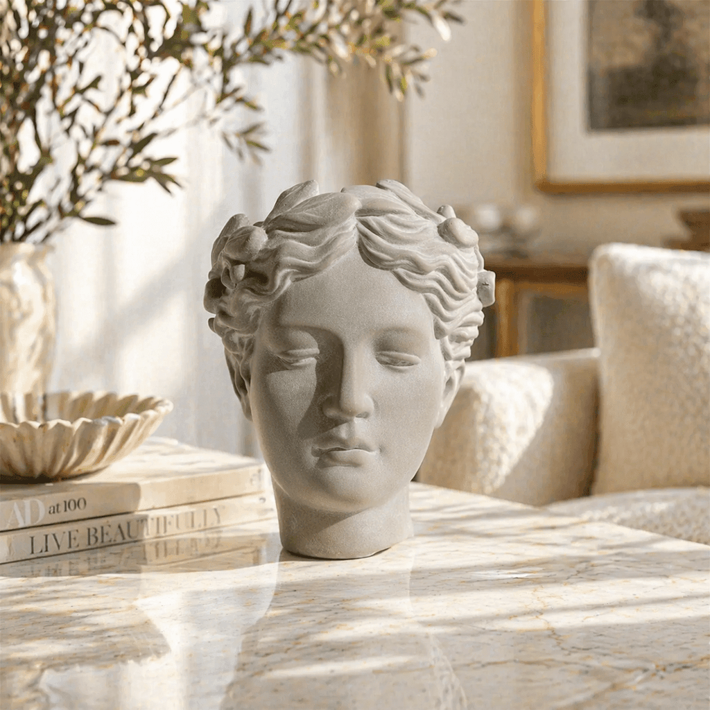 Sculptures & Figurines Visage Wall Vase - Small - Daamaira Home and Living Ltd