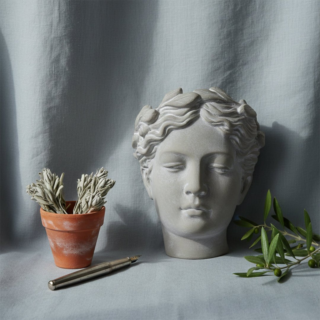Sculptures & Figurines Visage Wall Vase - Small - Daamaira Home and Living Ltd