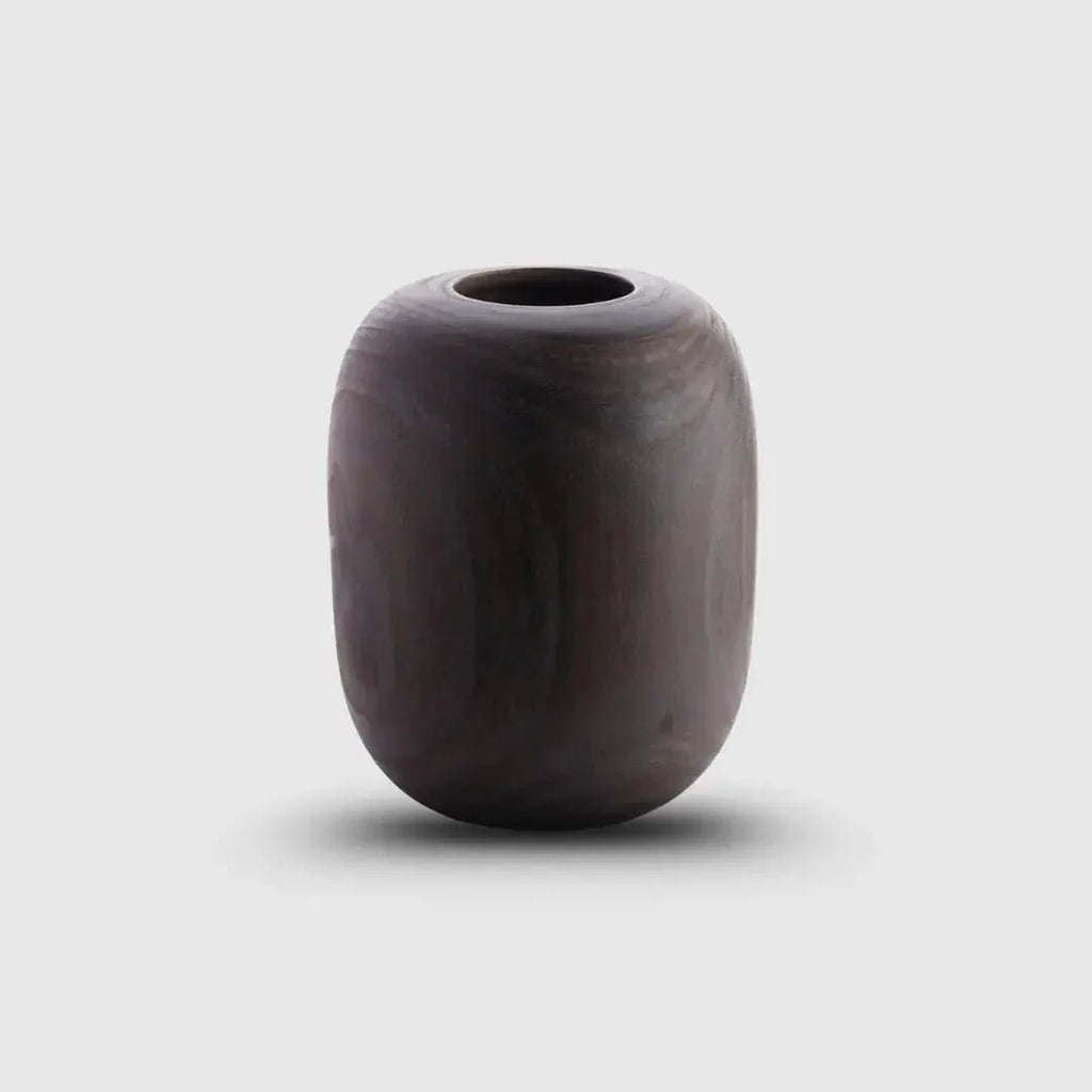 Vases Walnut Dome Flower Vase - Daamaira Home and Living Ltd