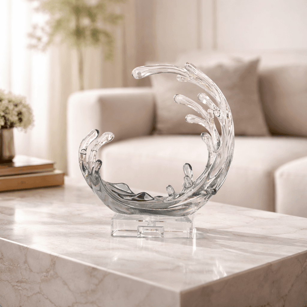 Sculptures & Figurines Water Splashing - Large - Daamaira Home and Living Ltd